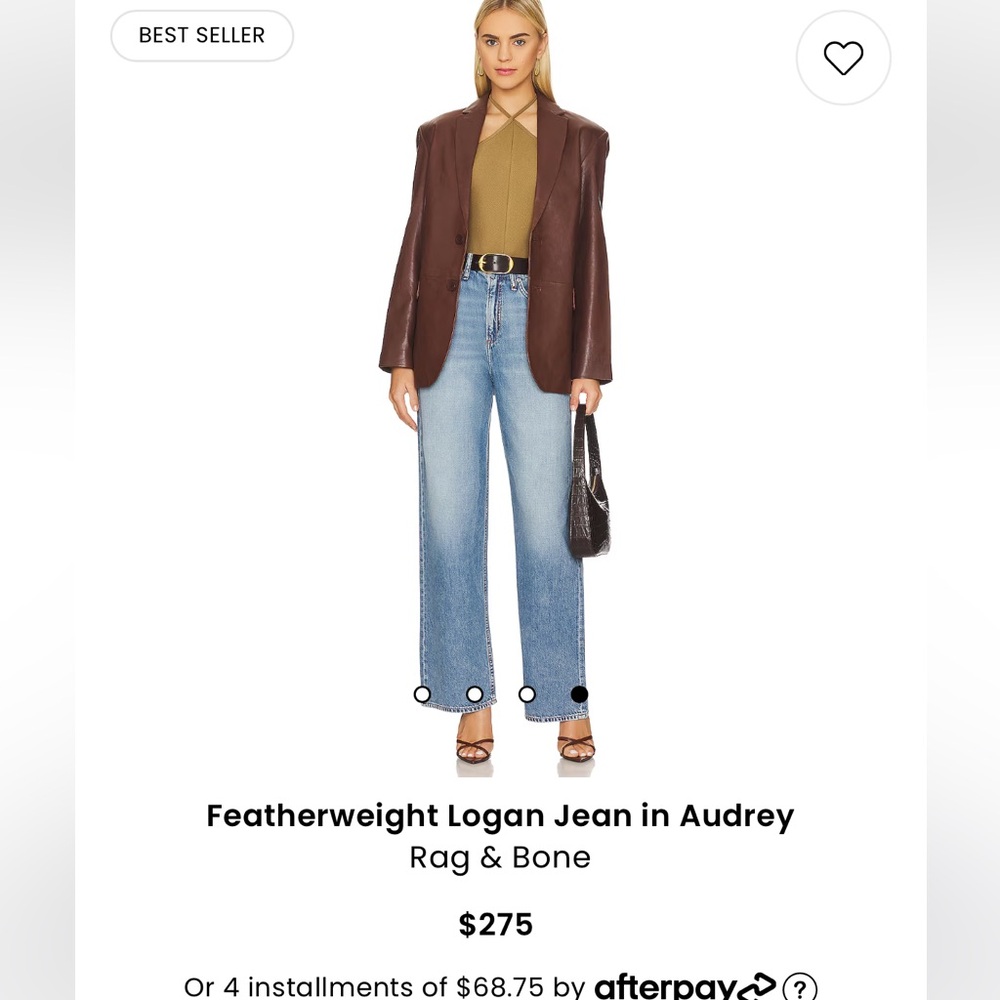Rag and bone featherweight Audrey Jean